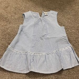 Girls Seersucker Top